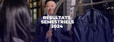 Résultats semestriels 2024 